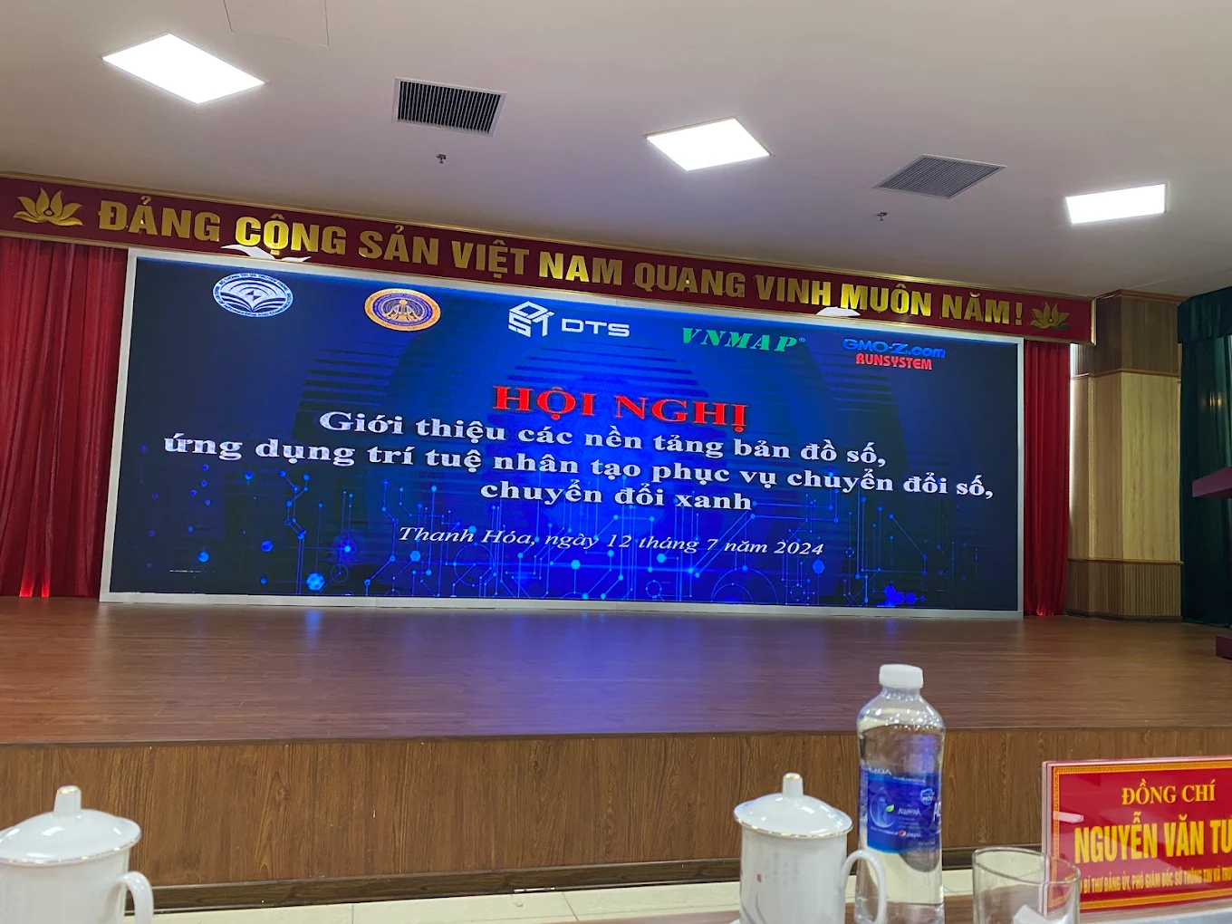 Hình ảnh VNMAP tham gia một hội nghị chuyển đổi số